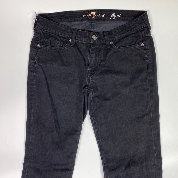 7 For All Mankind Flynt Black Bootcut Denim Pants Size 29 - Picture 2 of 13